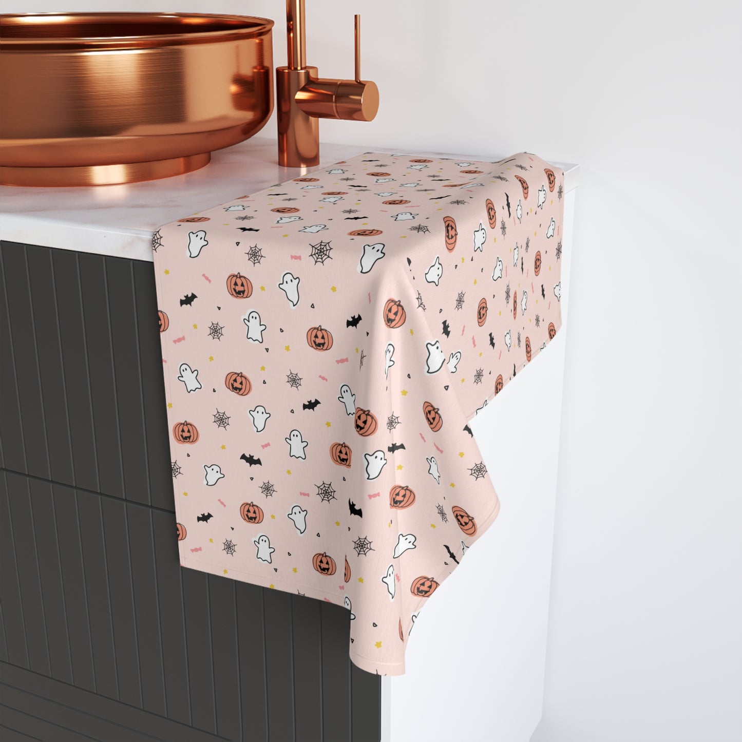 Halloween Doodles Hand Towel