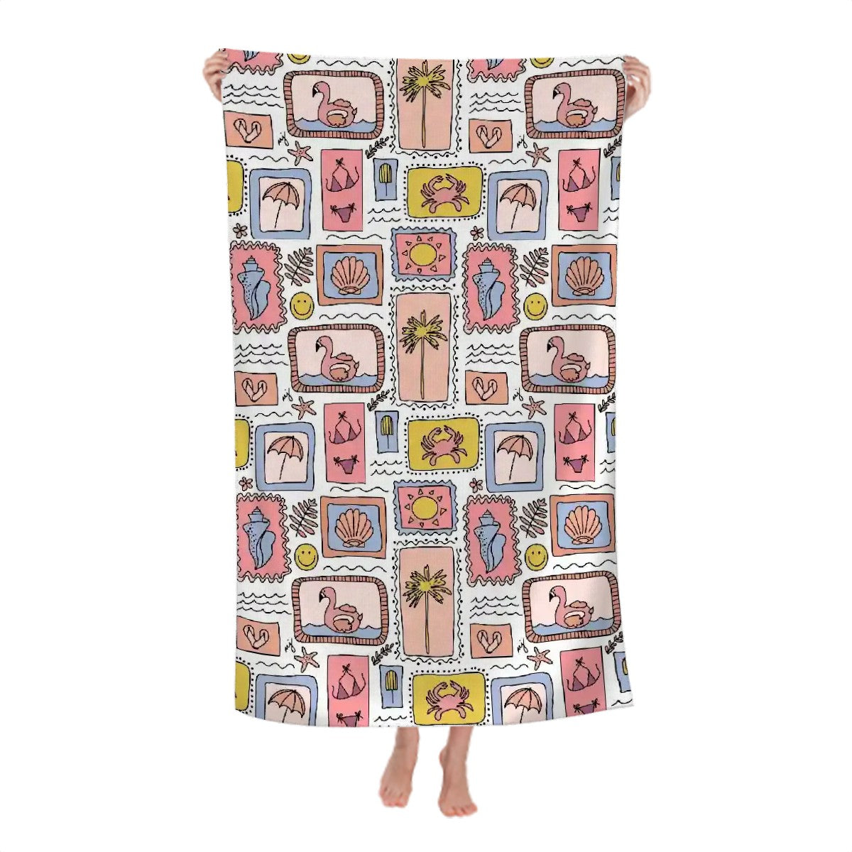 Pink Beach Towel