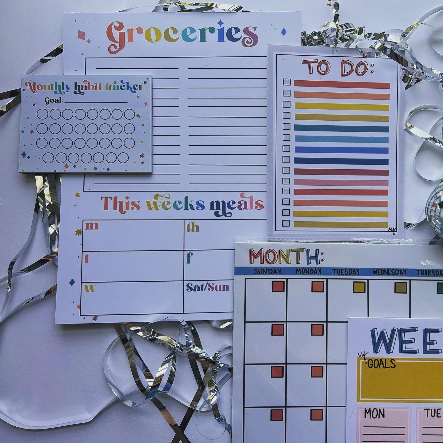 Monthly Notepad
