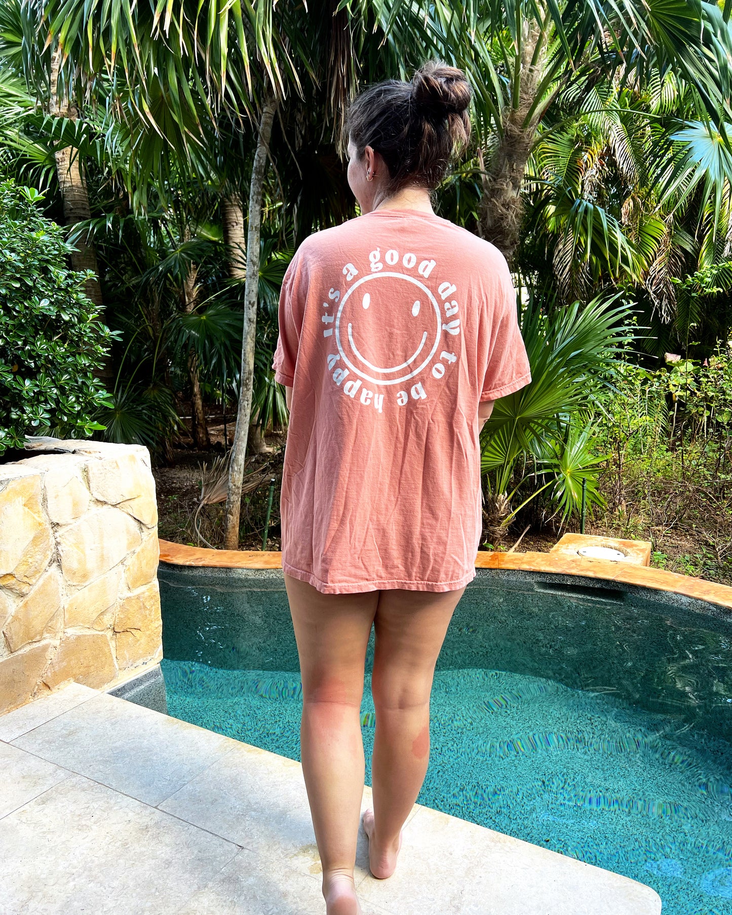 Smiley Comfort Colors Tee