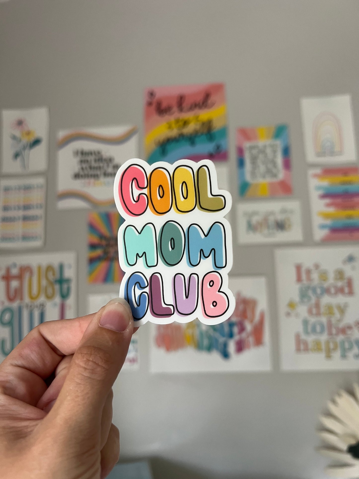 Cool Mom Club Sticker