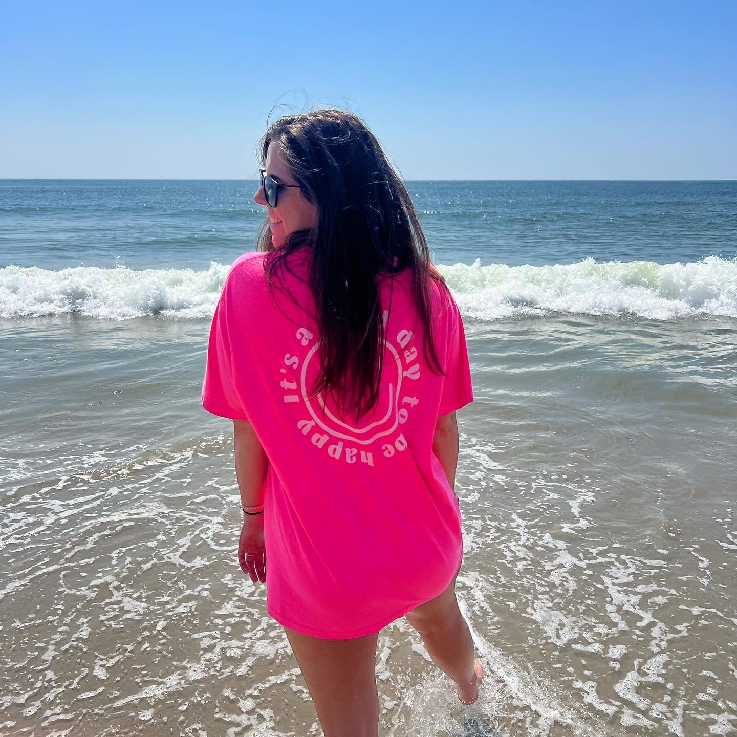 Smiley Comfort Colors Tee
