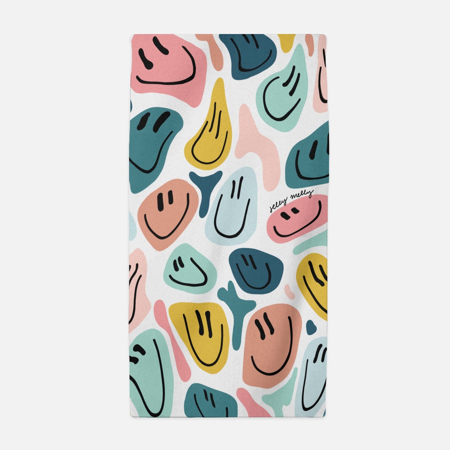 Happy Face Beach Towel