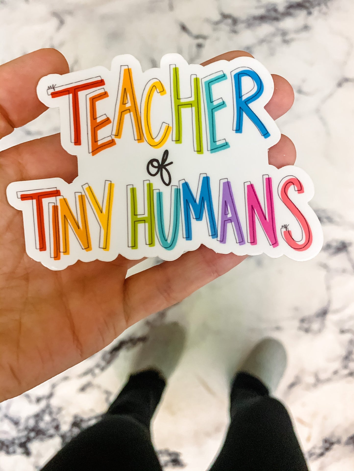 Teacher of Tiny Humans Sticker