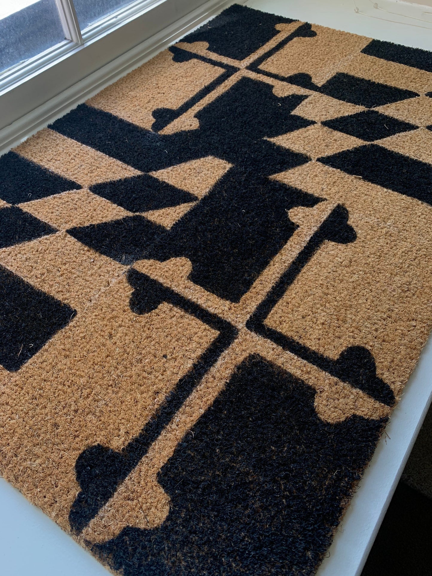 Maryland flag doormat
