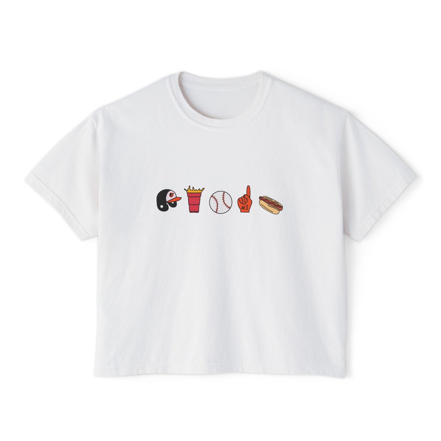 Baltimore Baseball Boxy Tee