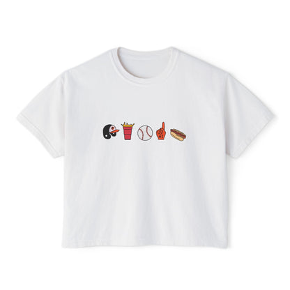 Baltimore Baseball Boxy Tee