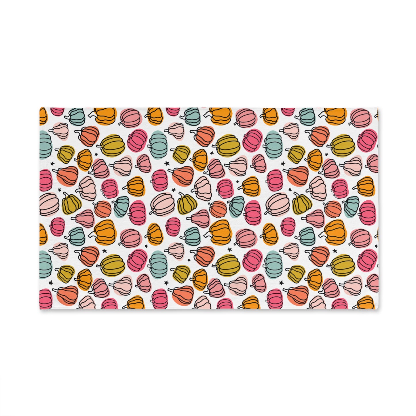 Pink Pumpkin Hand Towel