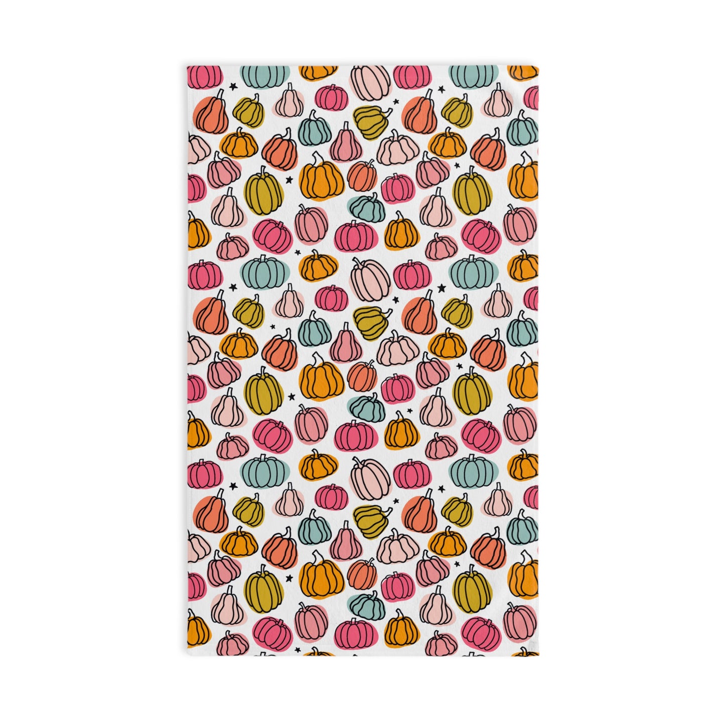 Pink Pumpkin Hand Towel