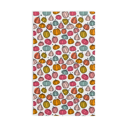 Pink Pumpkin Hand Towel