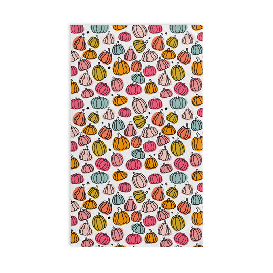 Pink Pumpkin Hand Towel