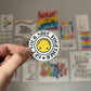 Get your shit together smile sticker