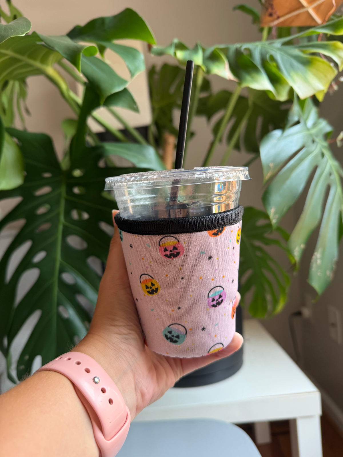 Halloween Candy Bucket Coffee Sleeve