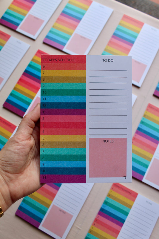 Daily Rainbow Notepad