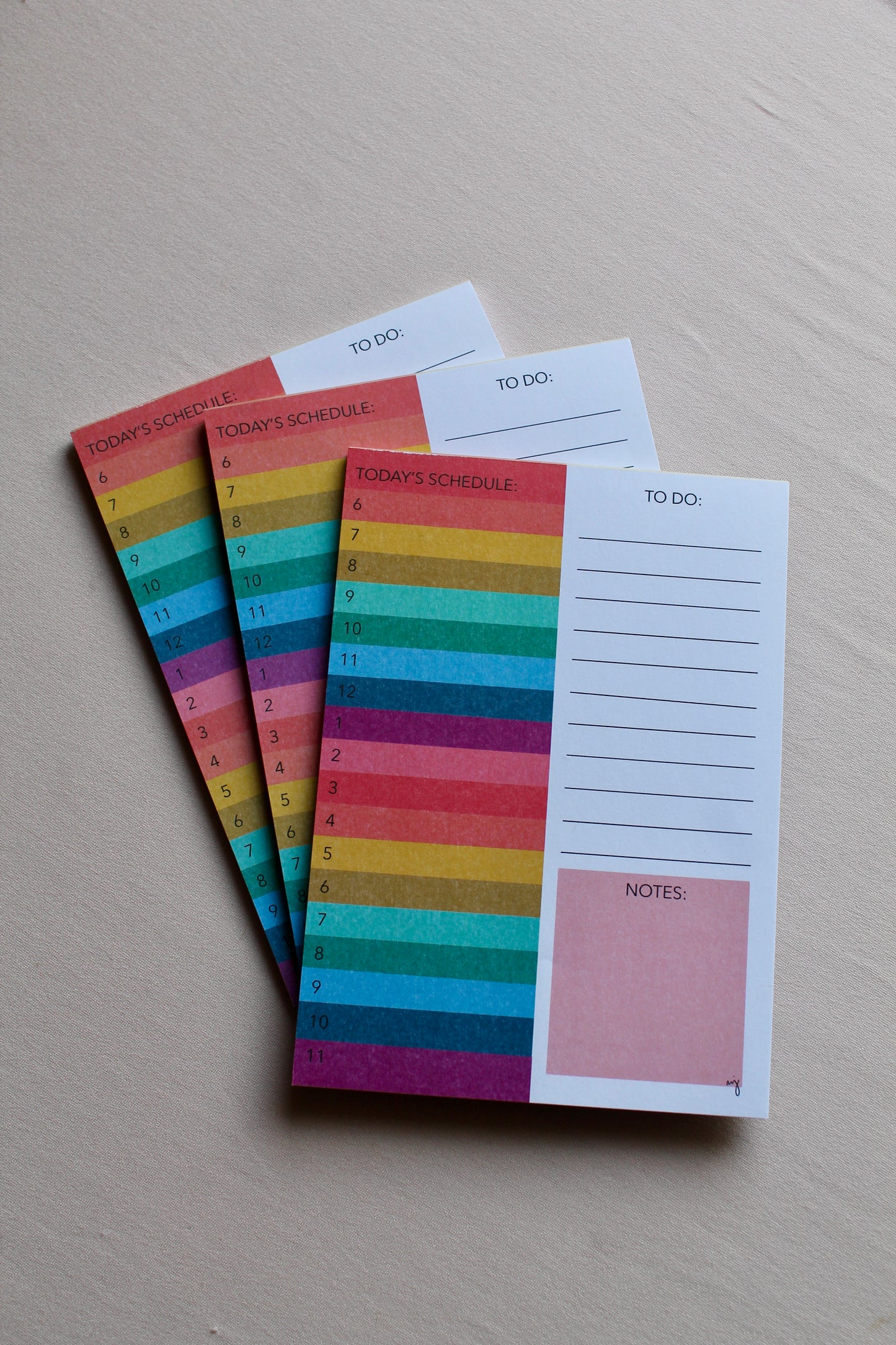 Daily Rainbow Notepad