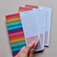 Daily Rainbow Notepad