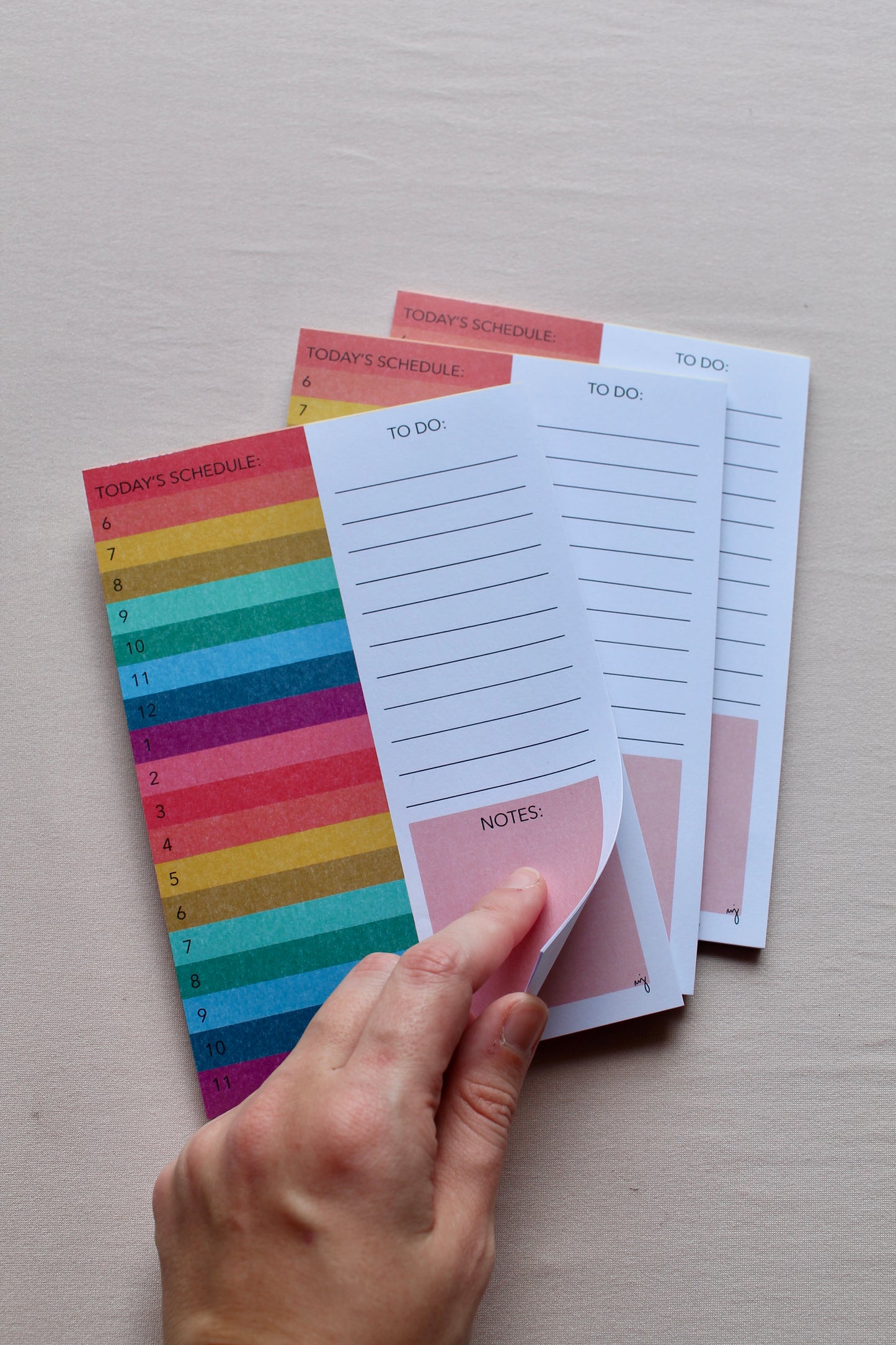 Daily Rainbow Notepad