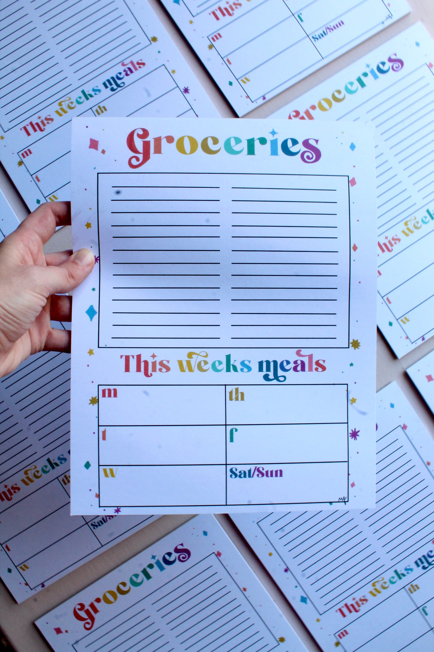 Rainbow Grocery NotePad