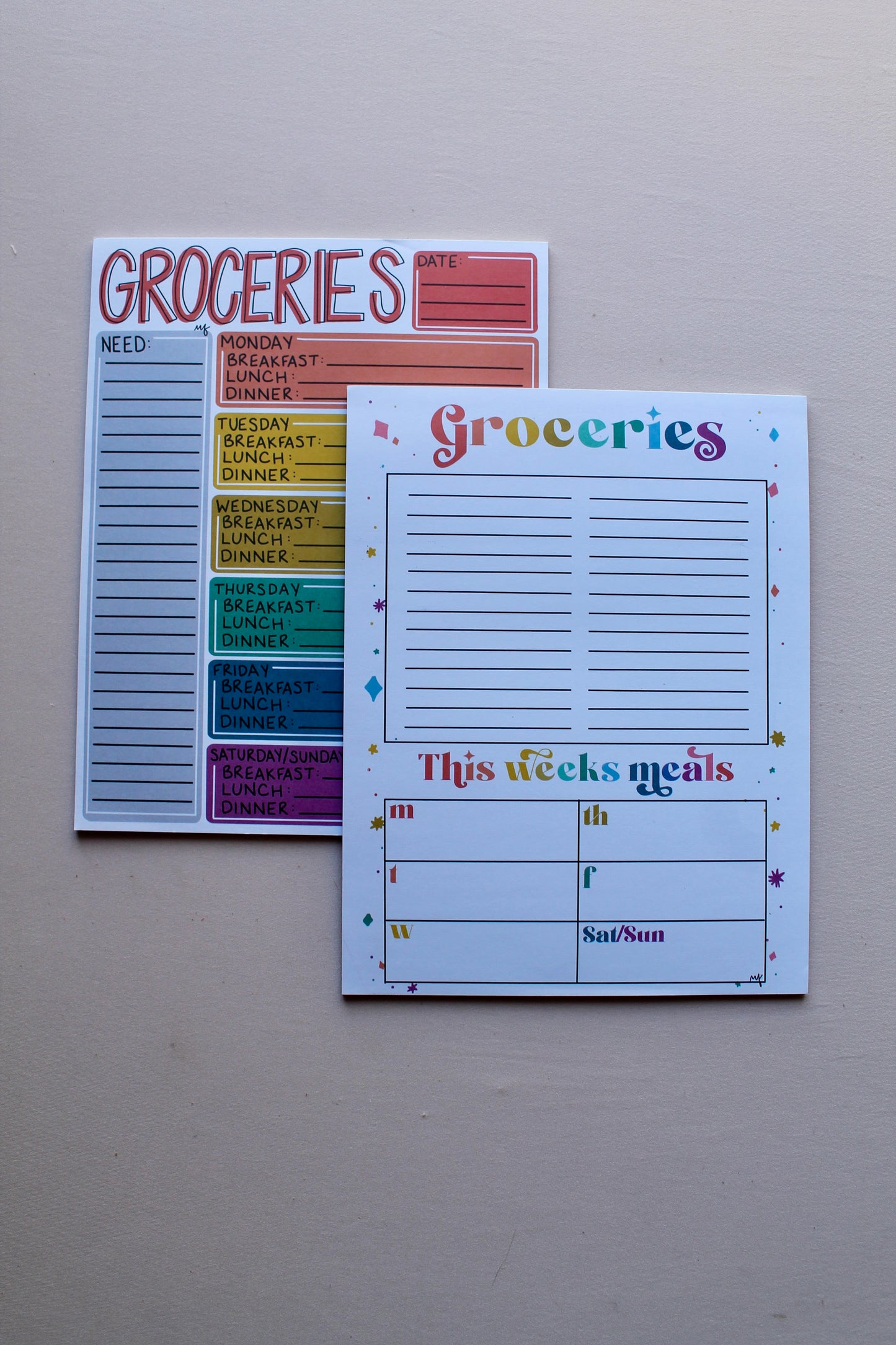 Rainbow Grocery NotePad
