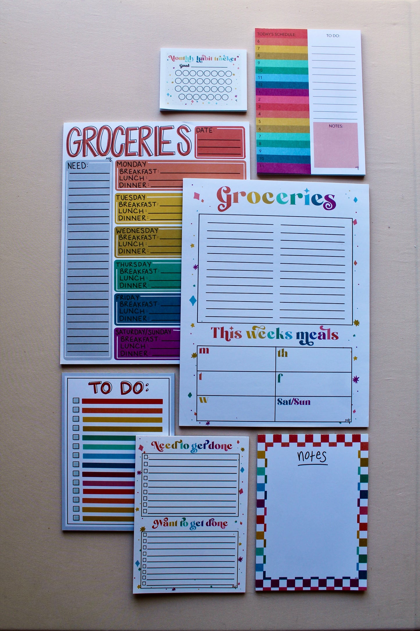 Rainbow Grocery NotePad