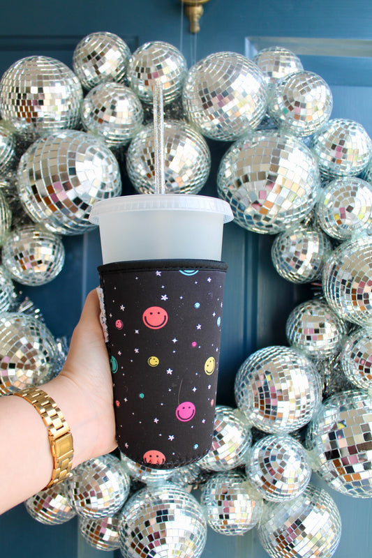 Smilies & Sparkles Coffee Sleeve