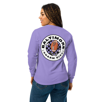 Baltimore Football LongSleeve- Purple