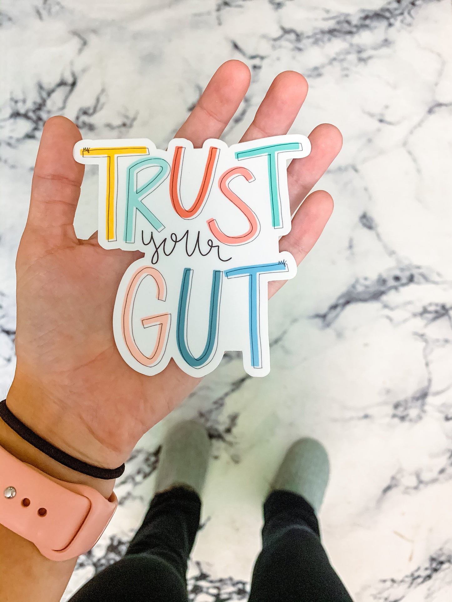 Trust your Gut Sticker