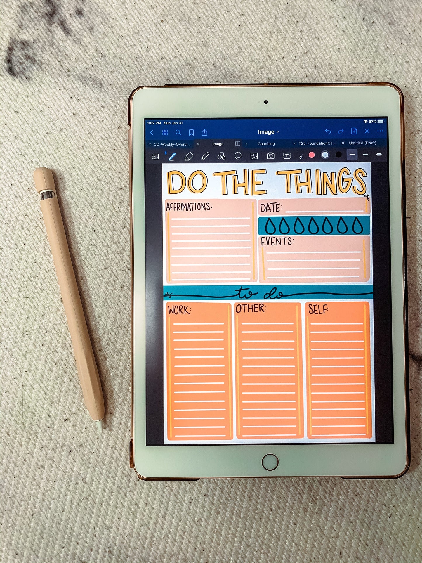 Digital Do the Things Notepad