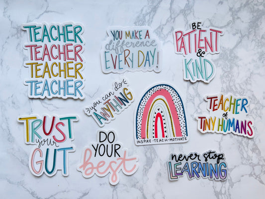 Large Teacher Sticker Bundle